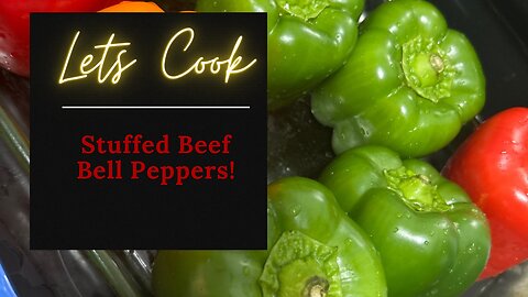 Stuffed Bell Peppers Beef 🫑🌶️