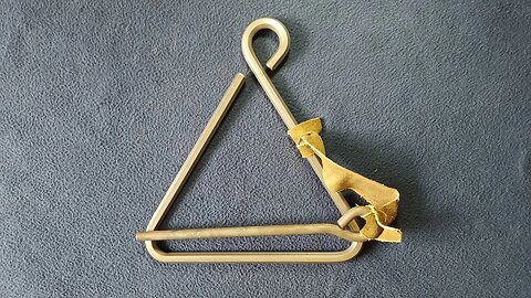 SHOW AND TELL [63] : Steel Triangle with Striker and Leather Strap
