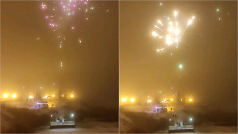 Fireworks for new year 2022