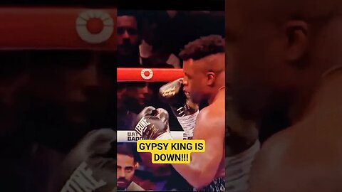 The Gypsy King is Down!! #boxing #boxingfight #proboxing #boxingmatch #gypsyking #britishboxing