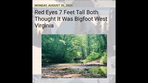 7 Foot Tall Bigfoot With Red Eyes Seen In West Virginia Paranormal News
