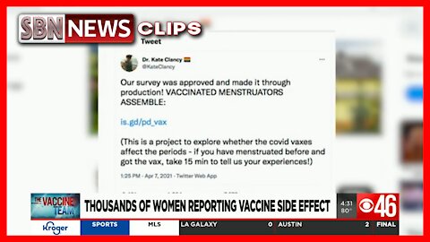 Report: Thousands of Women Reporting Vaccine Side Effect - 4361