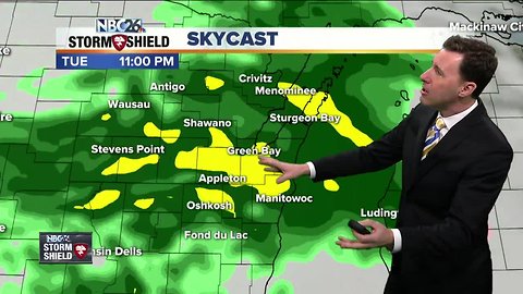 Michael Fish's NBC26 Storm Shield weather forecast