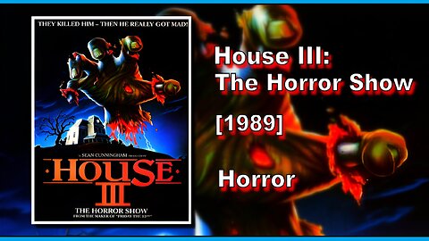 House III: The Horror Show (1989) | HORROR | FULL MOVIE