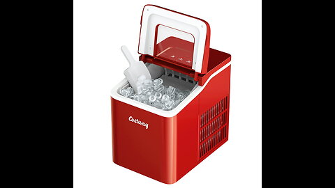 N A Portable Ice Maker Countertop Freestanding Automatic with 26lbs Daily Capacity, 9 Ice Cubes...