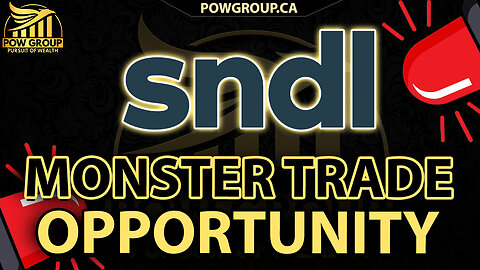 SNDL Monster Swing Trade Opportunity, SNDL Review & Analysis