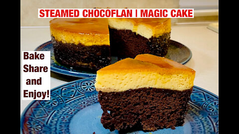 Steamed Chocoflan | Magic Cake