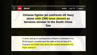 Propaganda funneled through CNN with Chinese fighter jet story