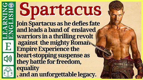 English story for listening ⭐ Level 4 - Spartacus: The Glorious Rebellion | WooEnglish