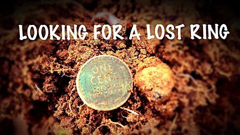 Metal Detecting For a Lost Ring.