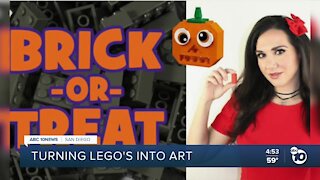 Lego Master turns Lego's into art