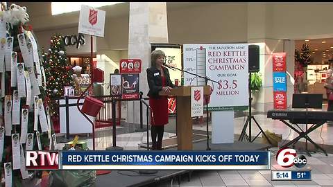 Salvation Army hopes to raise $3.5M in red kettle Christmas campaign
