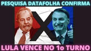 FIM DA 3a VIA - Para Datafolha Lula vence Bolsonaro no 1o turno 47x28