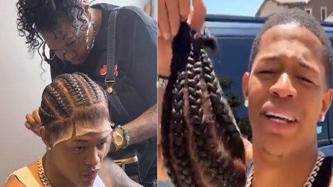 YK Osiris went from waves to braids
