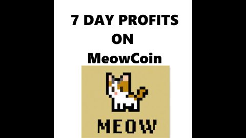7 Days MeowCoin Mining - Profit?