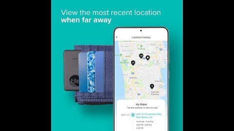 Bluetooth Tracker, Wallet Finder and Item Locator for Wallet, Luggage Tags and More; Up to 250 ft.
