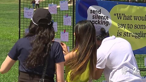 'Send Silence Packing' exhibit creates conversation about student suicide