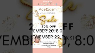 📣AceCosm 📣 📣20% OFF SALE. 📣Use Code: Nikki10 #shorts #blackfriday #beyonce #skincare