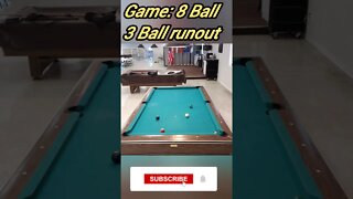 3 Ball runout #8ballpool #shorts