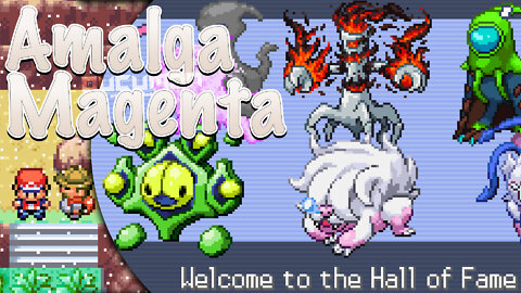 Pokemon Amalga Magenta - New Complete GBA Hack ROM with new type, new music, new alter forms 2022