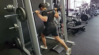 Smith Machine Stationary Lunges