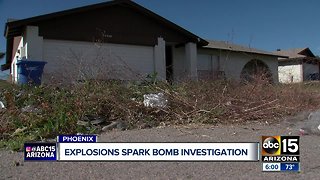 Explosions in Phoenix neighborhood sparking bomb investigation