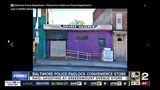 Purple Store Deli in Baltimore padlocked after multiple crimes at store