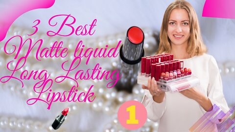 3 Best Matte liquid Long Lasting Lipstick #Shorts1 #Liquid_lipsticks #long_lasting #Lipstick