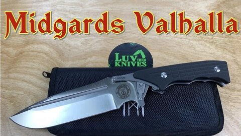 Midgards Messer Valhalla folding knife !! Folding pocket sword !! It’s my kinda crazy !!!