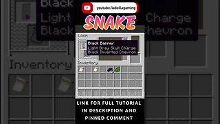 Snake Banner | Minecraft