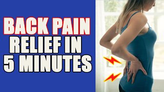 5 Minute Lower Back Pain Yoga Routine (Instant Relief)