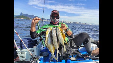 Fishing Kayak Brazil blue fish