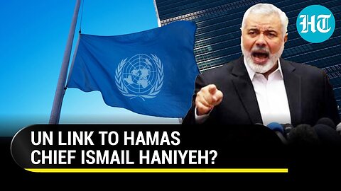 Stunning Claim Over UN Body's Link To Hamas; 'Ismail Haniyeh Worked As...' | Watch