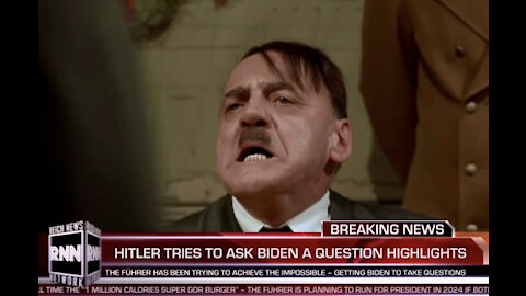 Hitler tries to ask Biden a question (parody)