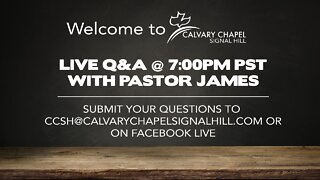 (Originally Aired 05/17/2020) May 16th - Q&A with Pastor James Kaddis