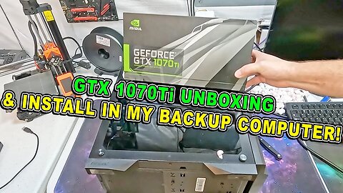GTX 1070Ti Upgrade For The Backup Computer!
