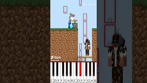 MrBeast's kindness test (@BabySchool.) - Octave Piano Tutorial