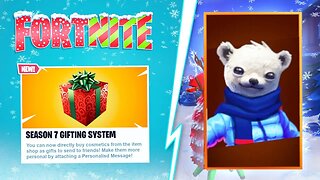 *NEW* FORTNITE SEASON 7 GIFTING SYSTEM RELEASE DATE! *NEW* "HOW TO GIFT SKINS" IN FORTNITE SEASON 7!