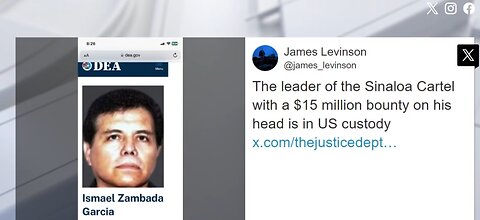 Mexico's Sinaloa cartel leader 'El Mayo' arrested in US