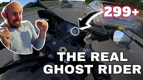 REACTION The Real Ghost Rider Crazy Fast Freeway Missile !