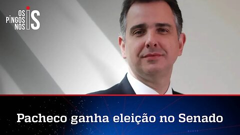 Rodrigo Pacheco derrota Marinho e é reeleito presidente do Senado