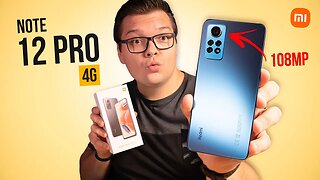 CHEGOU! Redmi Note 12 PRO 4G! 108MP, 8GB RAM, AMOLED e BARATO! *xiaomi*