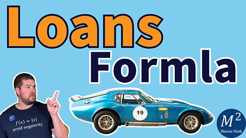 Using the Loan Formula in a Real World Example - Car Loan Amount Calculated #loans #carloans