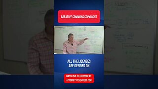 Creative Commons Copyright explained in this Short by Attorney Steve®