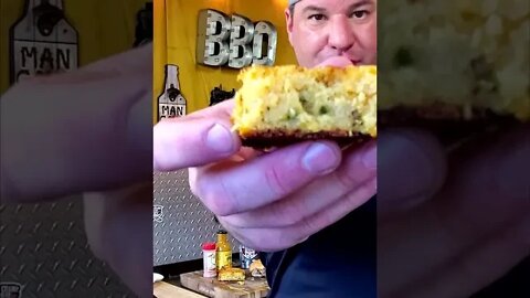 Best Holiday Meal Sides... Cheesy Poblano Corn Bread #shorts