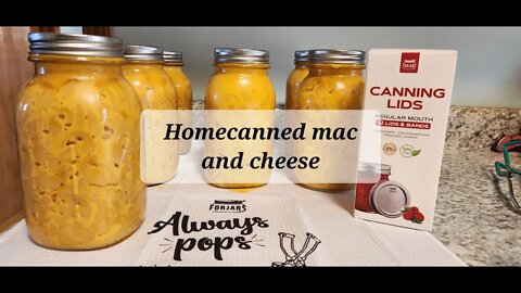 Special request Home canned Mac and cheese REBEL canning. #macandcheese