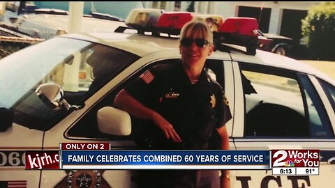 Tulsa family celebrates combined 60 years of public service