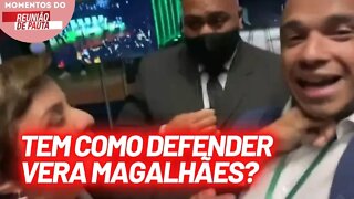Vera Magalhães é criticada por bolsonarista em debate entre os candidatos ao governo de SP |Momentos