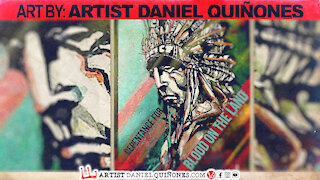 Native American Indian Art | Time-Lapse Drawing & digital art VOL. 2 | - by Artist Daniel Quinones