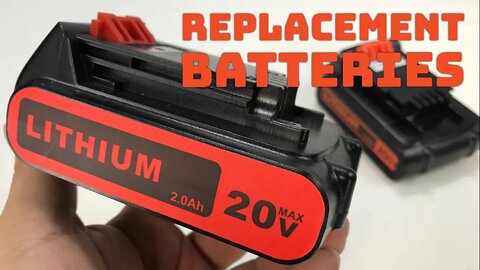 GREAT Aftermarket Discount Lithium Batteries for my Black + Decker Cordless Tools